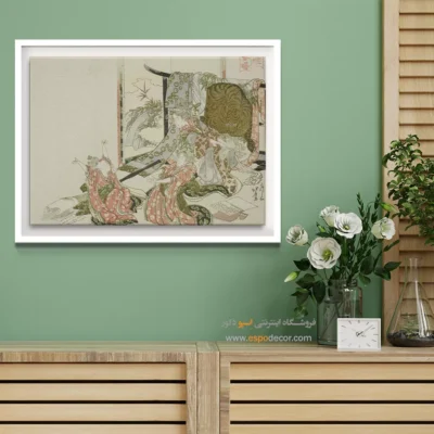 خرید تابلو بوم بزرگ - خوابیده در سپیده دم بهار – تابلو نقاشی هوکوسای - اسپو دکور