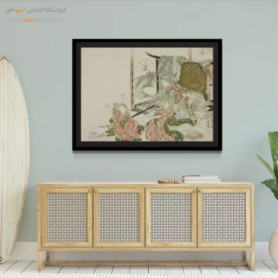 خرید تابلو بوم بزرگ - خوابیده در سپیده دم بهار – تابلو نقاشی هوکوسای - اسپو دکور