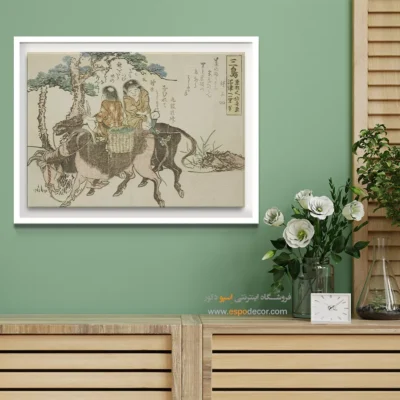 تابلو مربع شکل - میشیما – تابلو نقاشی هوکوسای - اسپو دکور