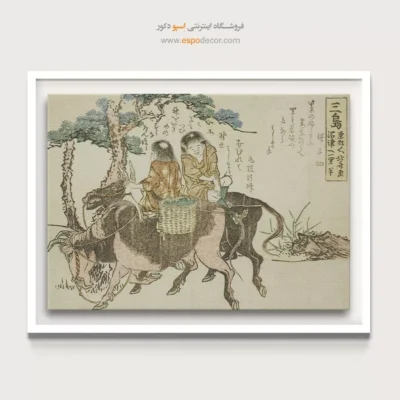 تابلو مربع شکل - میشیما – تابلو نقاشی هوکوسای - اسپو دکور