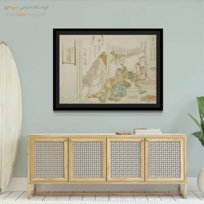 تابلو دیواری افقی - کانایا – تابلو نقاشی هوکوسای - اسپو دکور