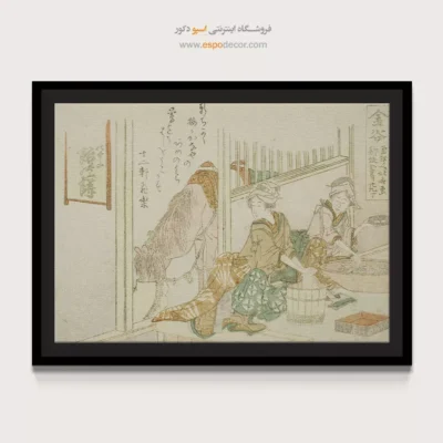 تابلو دیواری افقی - کانایا – تابلو نقاشی هوکوسای - اسپو دکور