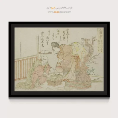 تابلو بدون قاب - فوچو – تابلو نقاشی هوکوسای - اسپو دکور