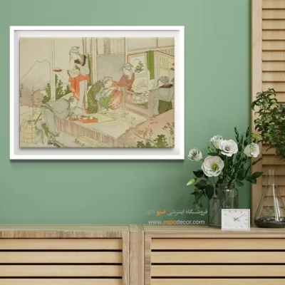 خرید تابلو بوم از برند معروف - فروشگاه یک صنعتگر – تابلو نقاشی هوکوسای - اسپو دکور