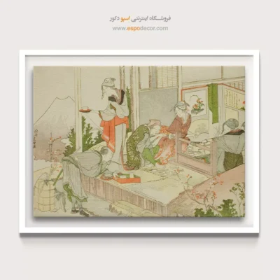 خرید تابلو بوم از برند معروف - فروشگاه یک صنعتگر – تابلو نقاشی هوکوسای - اسپو دکور