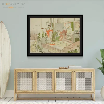 خرید تابلو بوم از برند معروف - فروشگاه یک صنعتگر – تابلو نقاشی هوکوسای - اسپو دکور