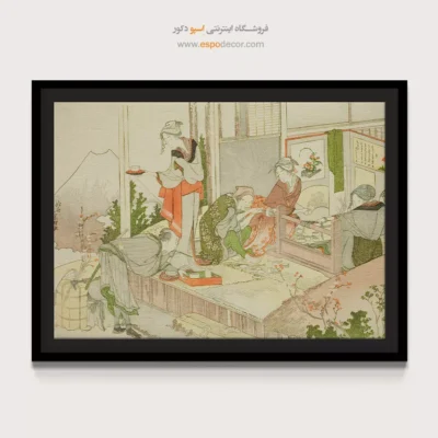 خرید تابلو بوم از برند معروف - فروشگاه یک صنعتگر – تابلو نقاشی هوکوسای - اسپو دکور