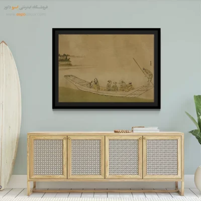 فروشگاه اینترنتی تابلو نقاشی - قایق – تابلو نقاشی هوکوسای - اسپو دکور