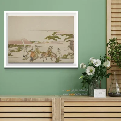 خرید مستقیم تابلو بوم - تقلید از سفر شرقی – تابلو نقاشی هوکوسای - اسپو دکور