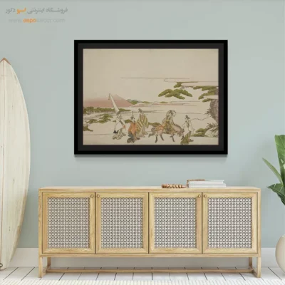 خرید مستقیم تابلو بوم - تقلید از سفر شرقی – تابلو نقاشی هوکوسای - اسپو دکور