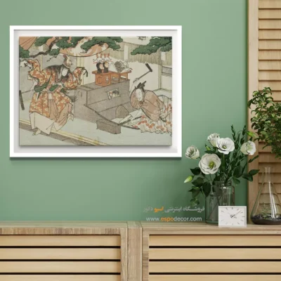 خرید تابلو هنری با تخفیف - شمشیرساز مونهچیکا – تابلو نقاشی هوکوسای - اسپو دکور