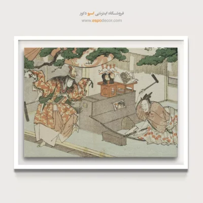 خرید تابلو هنری با تخفیف - شمشیرساز مونهچیکا – تابلو نقاشی هوکوسای - اسپو دکور