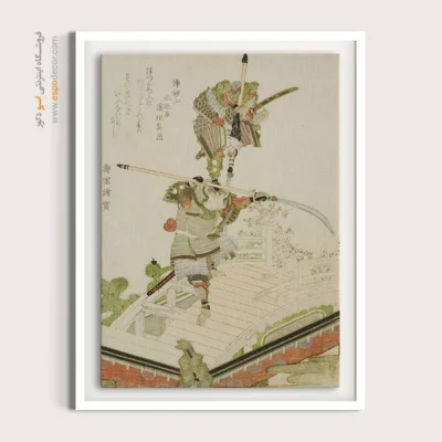 خرید تابلو منظره - جشنواره مبارزه – تابلو نقاشی هوکوسای - اسپو دکور