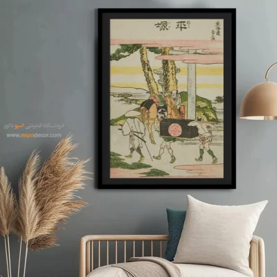 خرید تابلو گل و گیاه - هیراتسوکا – تابلو نقاشی هوکوسای - اسپو دکور