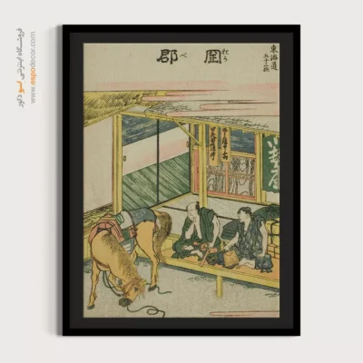 تابلو آرامش‌بخش - اوکابه – تابلو نقاشی هوکوسای - اسپو دکور