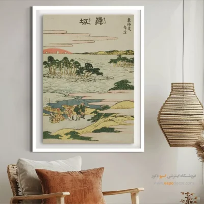 تابلو با رنگ‌های هماهنگ - مایساکا – تابلو نقاشی هوکوسای - اسپو دکور