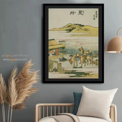 تابلو مناسب برای یوگا و مدیتیشن - آرای – تابلو نقاشی هوکوسای - اسپو دکور