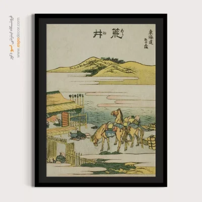 تابلو مناسب برای یوگا و مدیتیشن - آرای – تابلو نقاشی هوکوسای - اسپو دکور