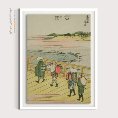 خرید چاپ دیجیتال روی بوم - یوشیدا – تابلو نقاشی هوکوسای - اسپو دکور