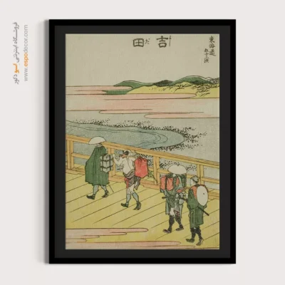 خرید چاپ دیجیتال روی بوم - یوشیدا – تابلو نقاشی هوکوسای - اسپو دکور