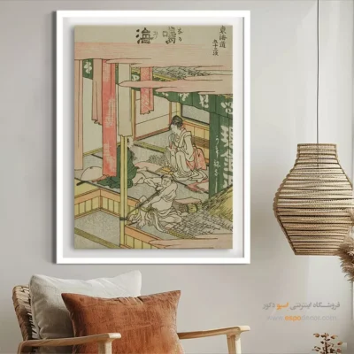 چاپ تابلو با جوهر ضد حساسیت - نارومی – تابلو نقاشی هوکوسای - اسپو دکور