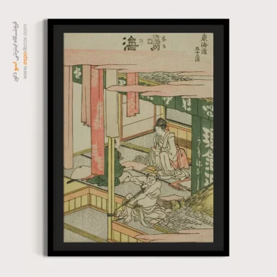 چاپ تابلو با جوهر ضد حساسیت - نارومی – تابلو نقاشی هوکوسای - اسپو دکور