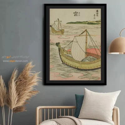 چاپ UV با ماندگاری بالا - میا – تابلو نقاشی هوکوسای - اسپو دکور