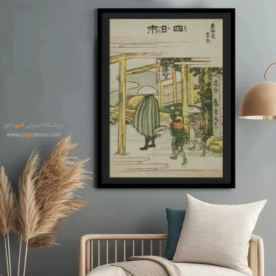 چاپ تابلو با جوهر ضدآب - یوکایچی – تابلو نقاشی هوکوسای - اسپو دکور