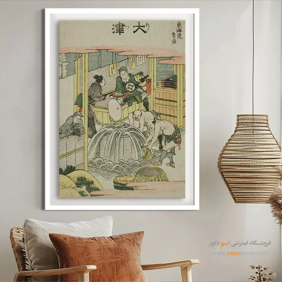 تابلوهای مفهومی - اوتسو – تابلو نقاشی هوکوسای - اسپو دکور