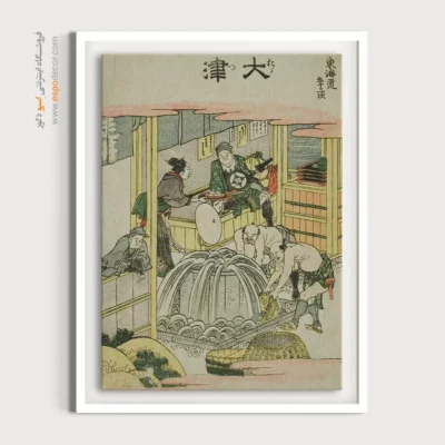 تابلوهای مفهومی - اوتسو – تابلو نقاشی هوکوسای - اسپو دکور