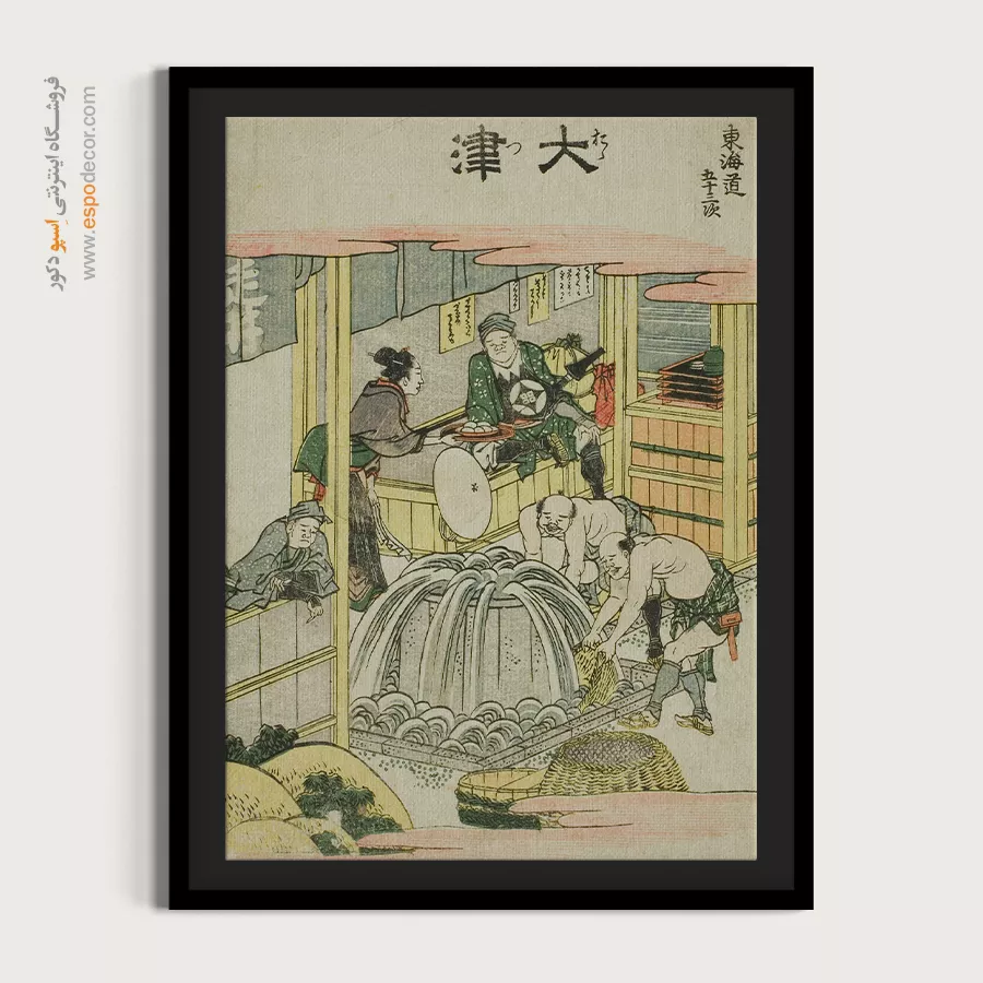 تابلوهای مفهومی - اوتسو – تابلو نقاشی هوکوسای - اسپو دکور