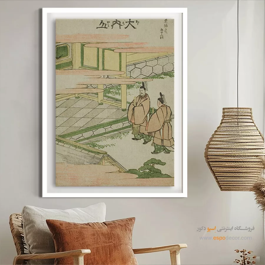 تابلوهای هنری مدرن - اوچیاما – تابلو نقاشی هوکوسای - اسپو دکور