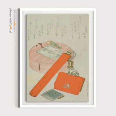 طراحی دستی روی بوم - هدیه خداحافظی برای اسب – تابلو نقاشی هوکوسای - اسپو دکور