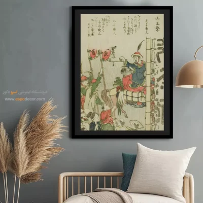 تابلو بوم هنری - جشنواره سنو – تابلو نقاشی هوکوسای - اسپو دکور