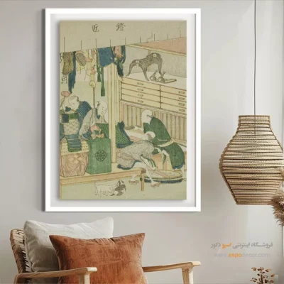 تابلو دیواری خاص - زره پوش – تابلو نقاشی هوکوسای - اسپو دکور