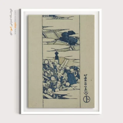 تابلو چاپی روی بوم - پل نیهونباشی – تابلو نقاشی هوکوسای - اسپو دکور