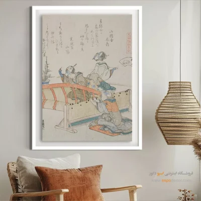 تابلو برای هدیه خاص - ساخت پرده بامبو – تابلو نقاشی هوکوسای - اسپو دکور