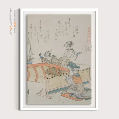 تابلو برای هدیه خاص - ساخت پرده بامبو – تابلو نقاشی هوکوسای - اسپو دکور