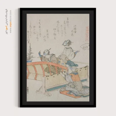 تابلو برای هدیه خاص - ساخت پرده بامبو – تابلو نقاشی هوکوسای - اسپو دکور