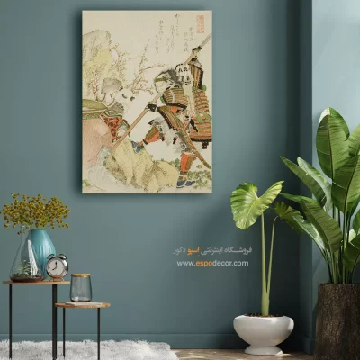 خرید تابلو برای فارغالتحصیلی - سیما گوانگ و شیباتا کاتسوئی – تابلو نقاشی هوکوسای - اسپو دکور