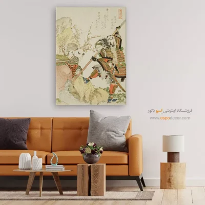 خرید تابلو برای فارغالتحصیلی - سیما گوانگ و شیباتا کاتسوئی – تابلو نقاشی هوکوسای - اسپو دکور