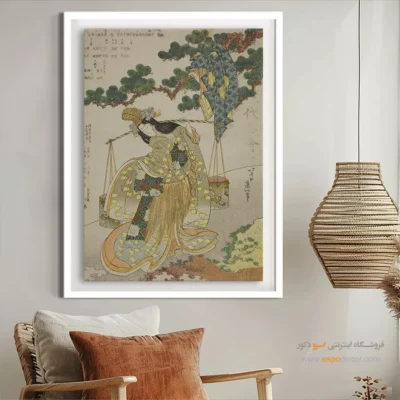 تابلو برای نوروز - برین میدن – تابلو نقاشی هوکوسای - اسپو دکور