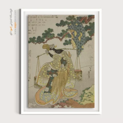 تابلو برای نوروز - برین میدن – تابلو نقاشی هوکوسای - اسپو دکور