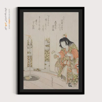 تابلو بوم برای روز دانشجو - صدف اسب – تابلو نقاشی هوکوسای - اسپو دکور