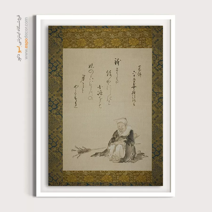 تابلو برای دفتر کار - راهب فروش چای – تابلو نقاشی هوکوسای - اسپو دکور