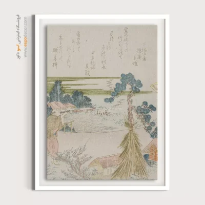 تابلو برای لابی هتل - مردی که تیراندازی می کند – تابلو نقاشی هوکوسای - اسپو دکور