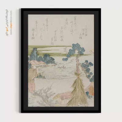 تابلو برای لابی هتل - مردی که تیراندازی می کند – تابلو نقاشی هوکوسای - اسپو دکور