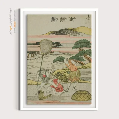 تابلو بوم کلاسیک - چیریو – تابلو نقاشی هوکوسای - اسپو دکور