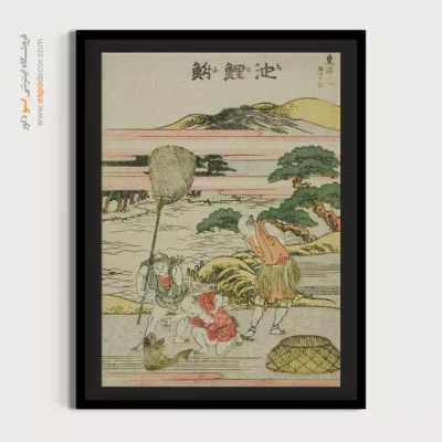 تابلو بوم کلاسیک - چیریو – تابلو نقاشی هوکوسای - اسپو دکور