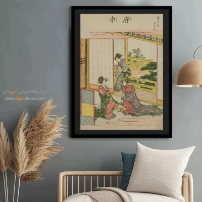 تابلو بوم نقاشی آبستره - فوچو – تابلو نقاشی هوکوسای - اسپو دکور